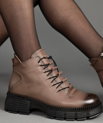 Ghete piele naturala- SAMIRA 1