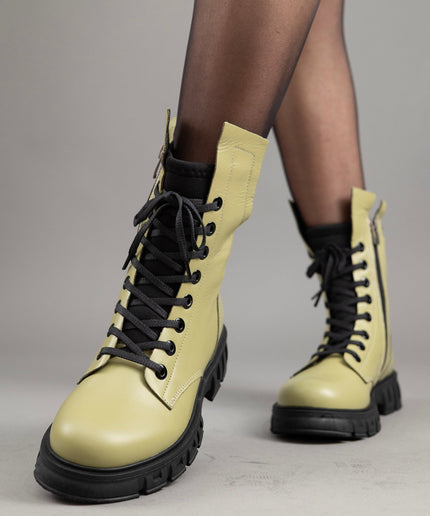 Ghete piele naturala- CLARA 2