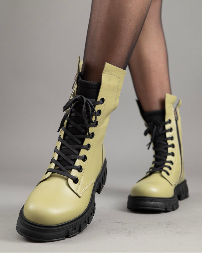 Ghete piele naturala- CLARA 2