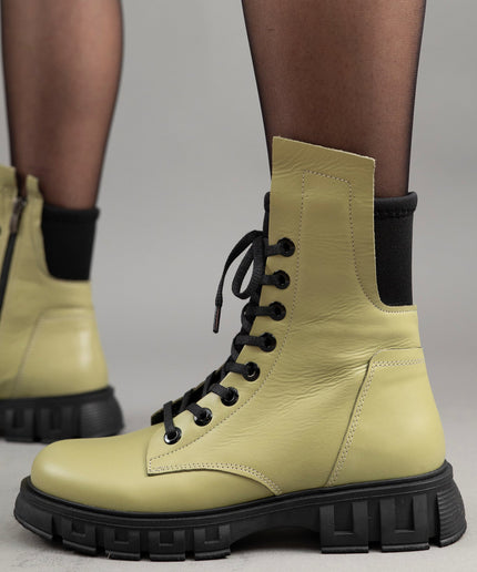 Ghete piele naturala- CLARA 2