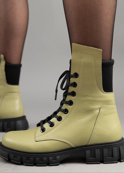 Ghete piele naturala- CLARA 2