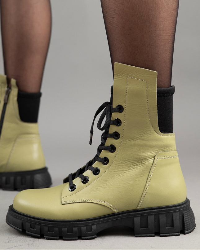 Ghete piele naturala- CLARA 2