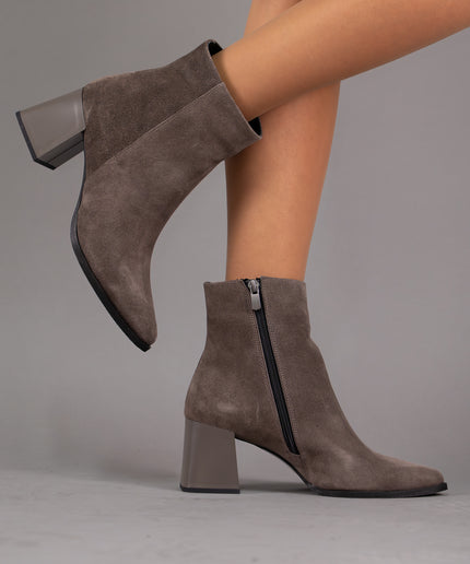 Botine piele naturala- AMELIA