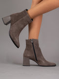 Botine piele naturala- AMELIA