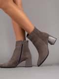 Botine piele naturala- AMELIA
