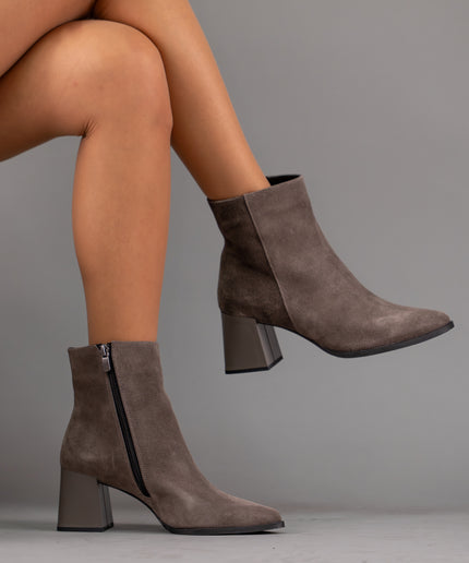 Botine piele naturala- AMELIA