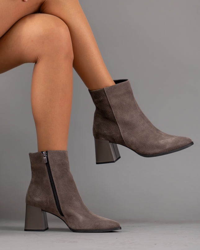 Botine piele naturala- AMELIA