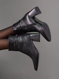Botine piele naturala- ANYA