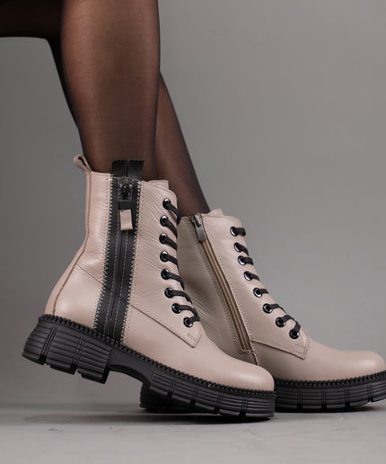 Ghete piele naturala- LUIZA