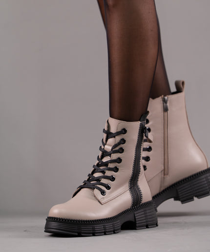 Ghete piele naturala- LUIZA