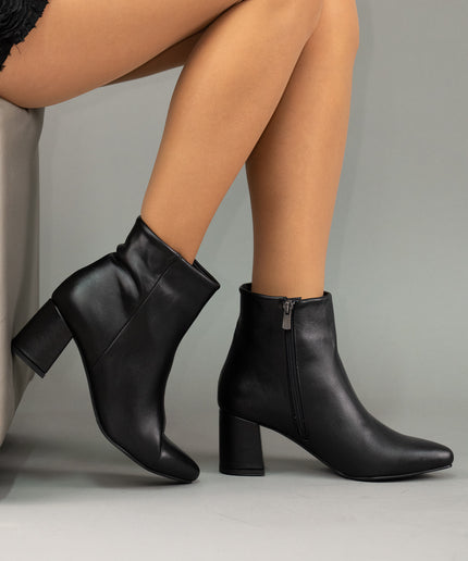 Botine piele naturala- DONA 1