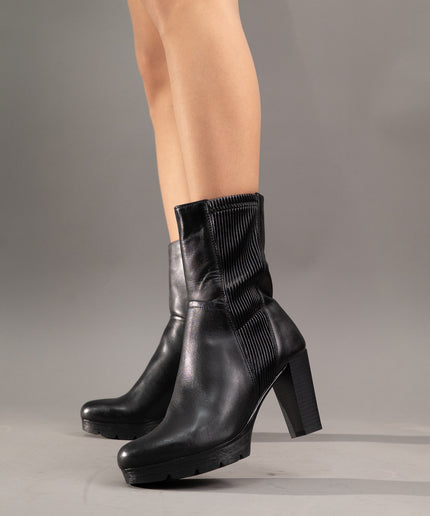 Botine piele naturala- BARBARA