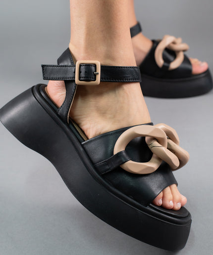 Sandale piele naturala- PERLA