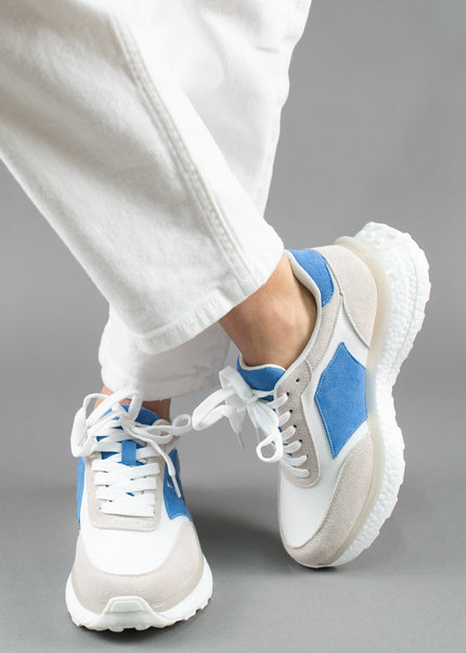 Pantofi sport piele naturala cu textil - RITA 1