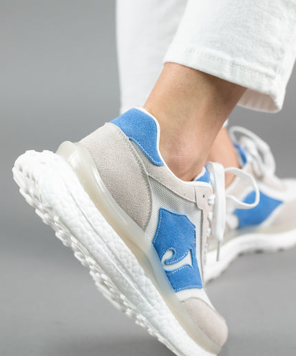 Pantofi sport piele naturala cu textil - RITA 1