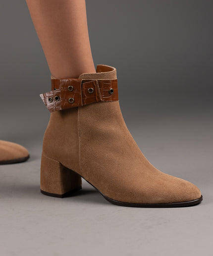 Botine dama piele naturala- CERA 2