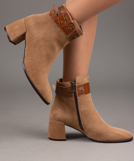 Botine dama piele naturala- CERA 2