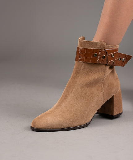 Botine dama piele naturala- CERA 2