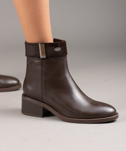 Botine dama piele naturala- FLAVIA 1