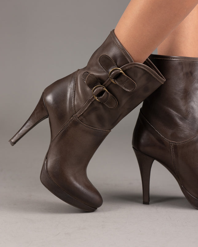 Botine dama piele naturala- AMAYA 2