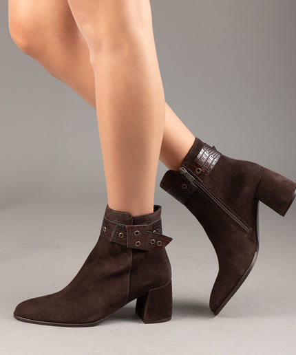 Botine dama piele naturala- CERA 3