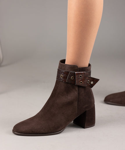 Botine dama piele naturala- CERA 3