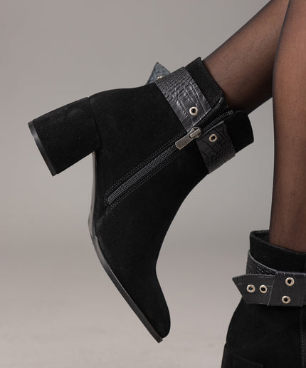 Botine dama piele naturala- CERA 1