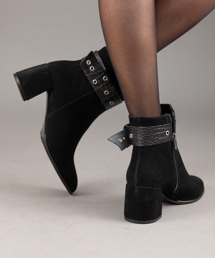Botine dama piele naturala- CERA 1