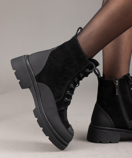 Ghete piele naturala- MAXI