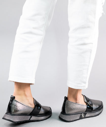 Pantofi casual din piele naturala- LEONA 2