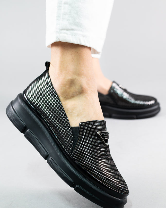 Pantofi casual din piele naturala- LETI 2