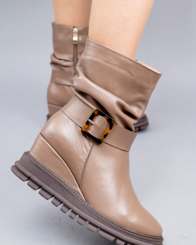 Ghete piele naturala- ANDRA 1