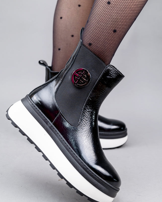 Ghete piele naturala- ZENOVIA