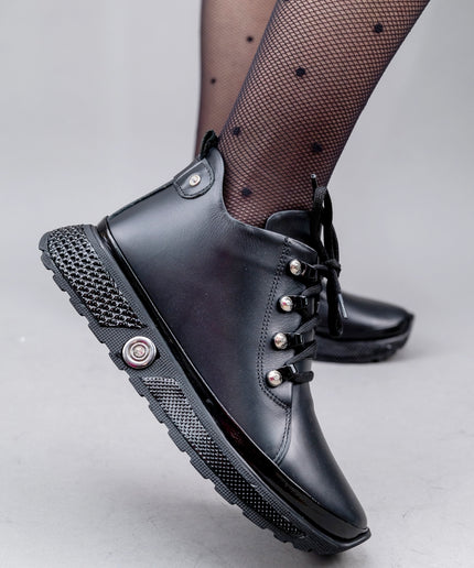 Ghete piele naturala- DERBY 1