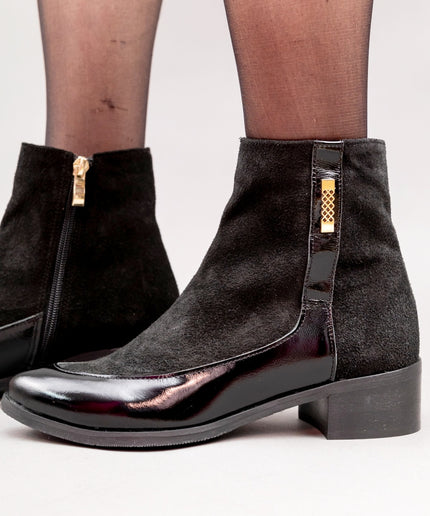 Botine piele naturala- VICTORIA