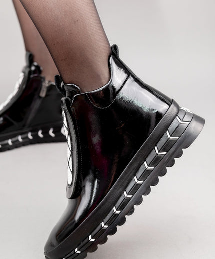 Ghete piele naturala- ZOE 1