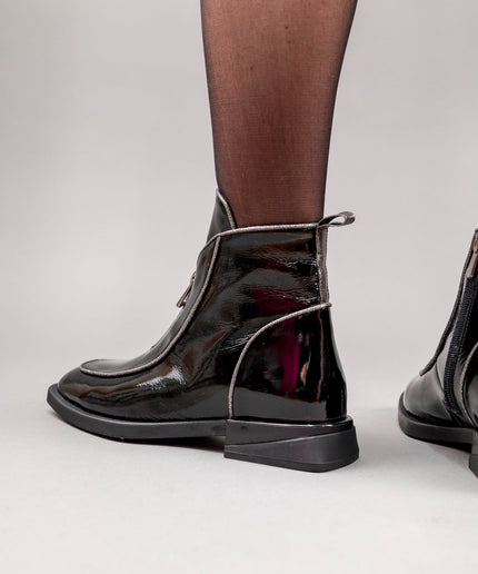 Botine piele naturala- ELARA