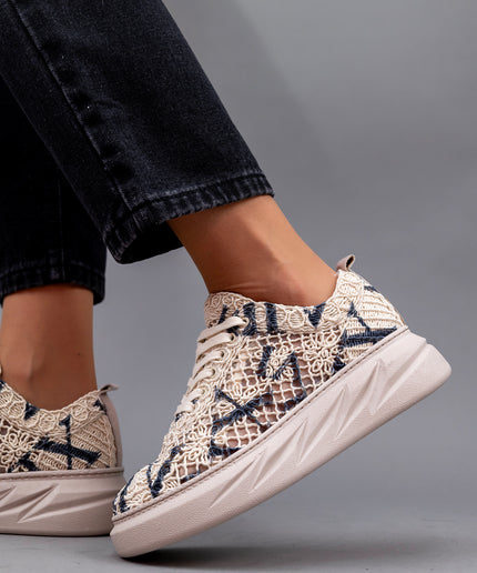 Pantofi Casual Dantela- AYMA 3