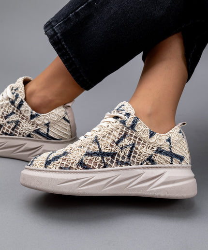 Pantofi Casual Dantela- AYMA 3