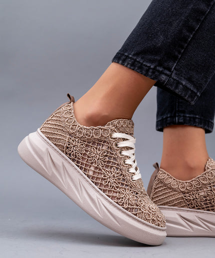 Pantofi Casual Dantela- AYMA 4