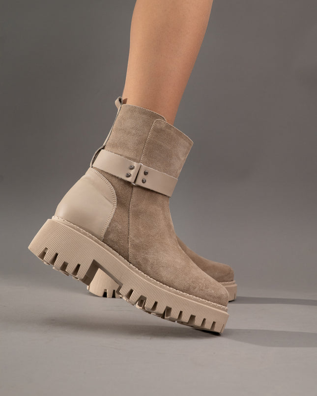 Ghete piele naturala- GINA