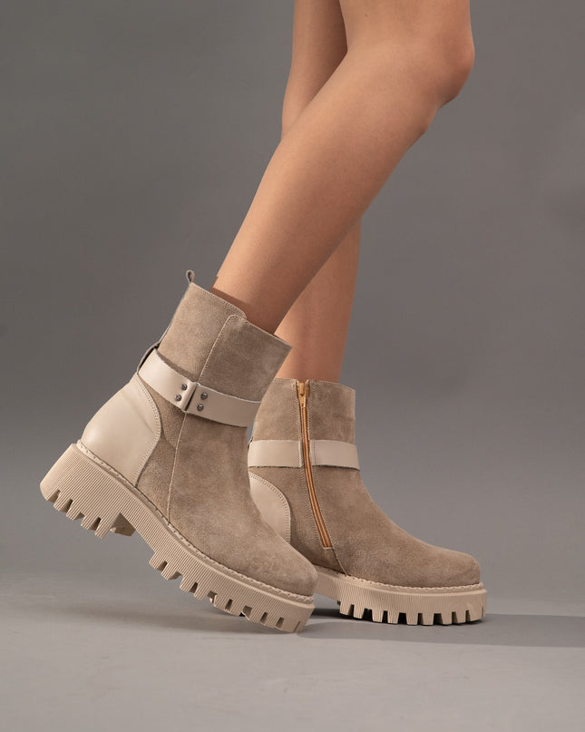 Ghete piele naturala- GINA